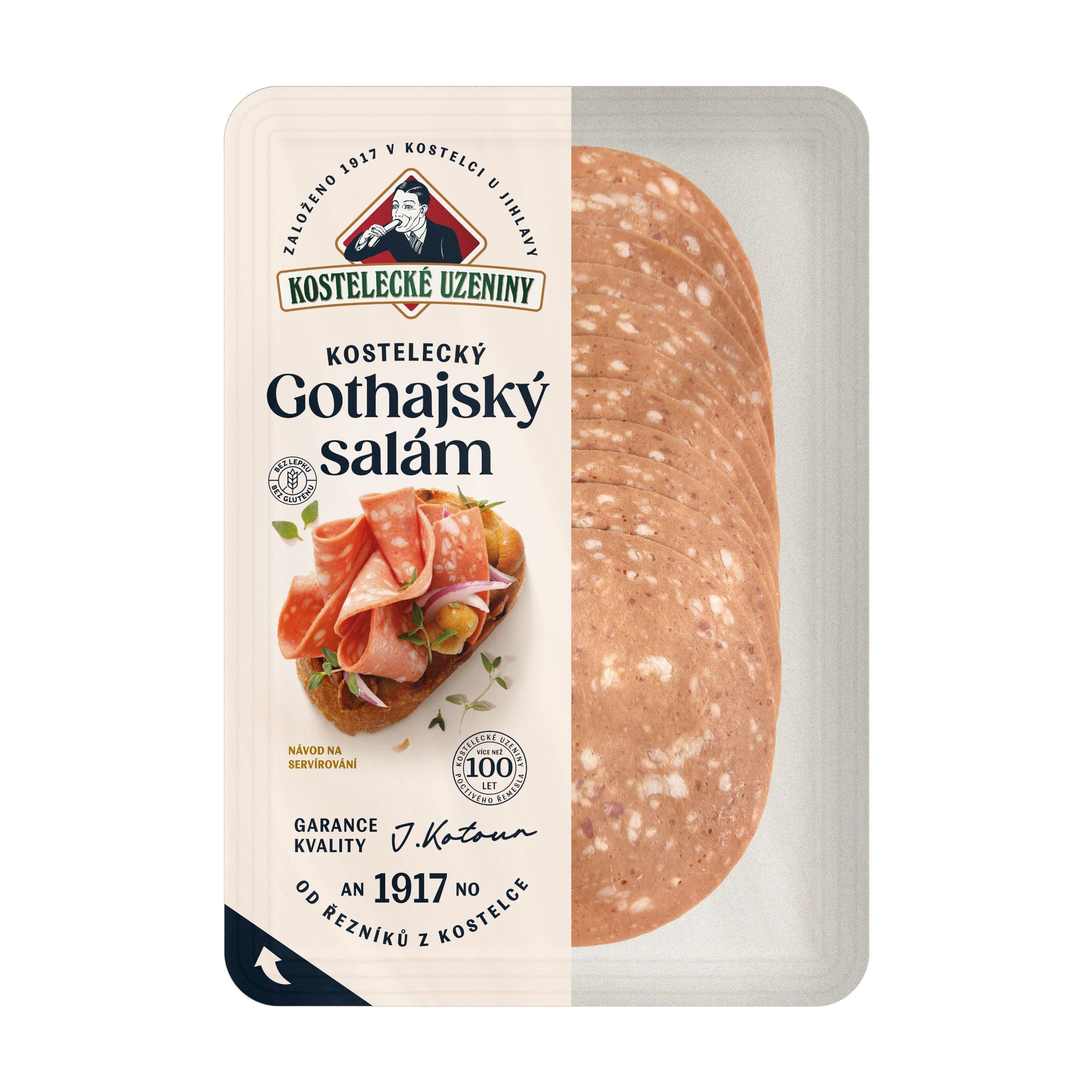 Kostelecké Uzeniny Gothajský salám 100g
