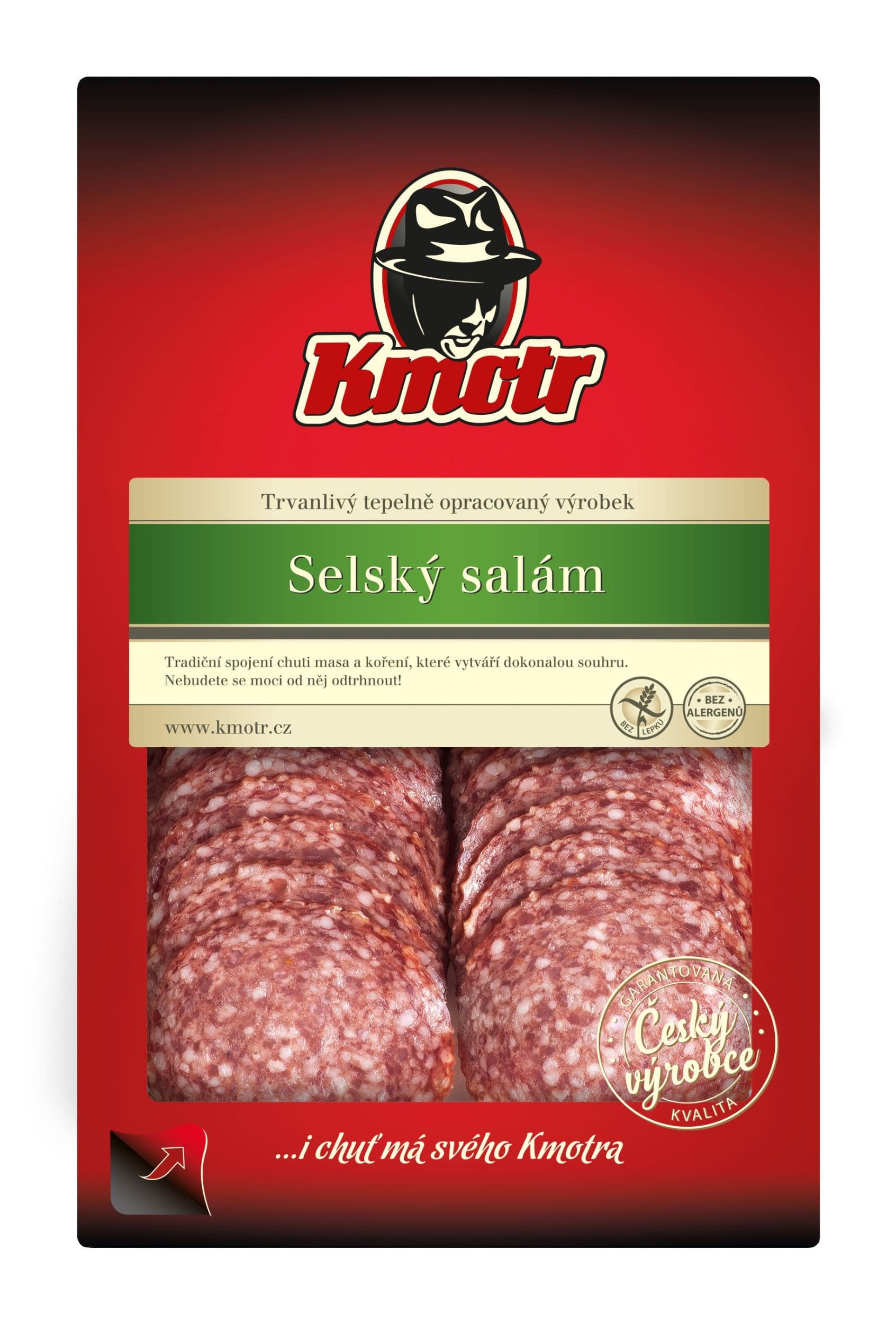 Kmotr Selský salám krájený 75g