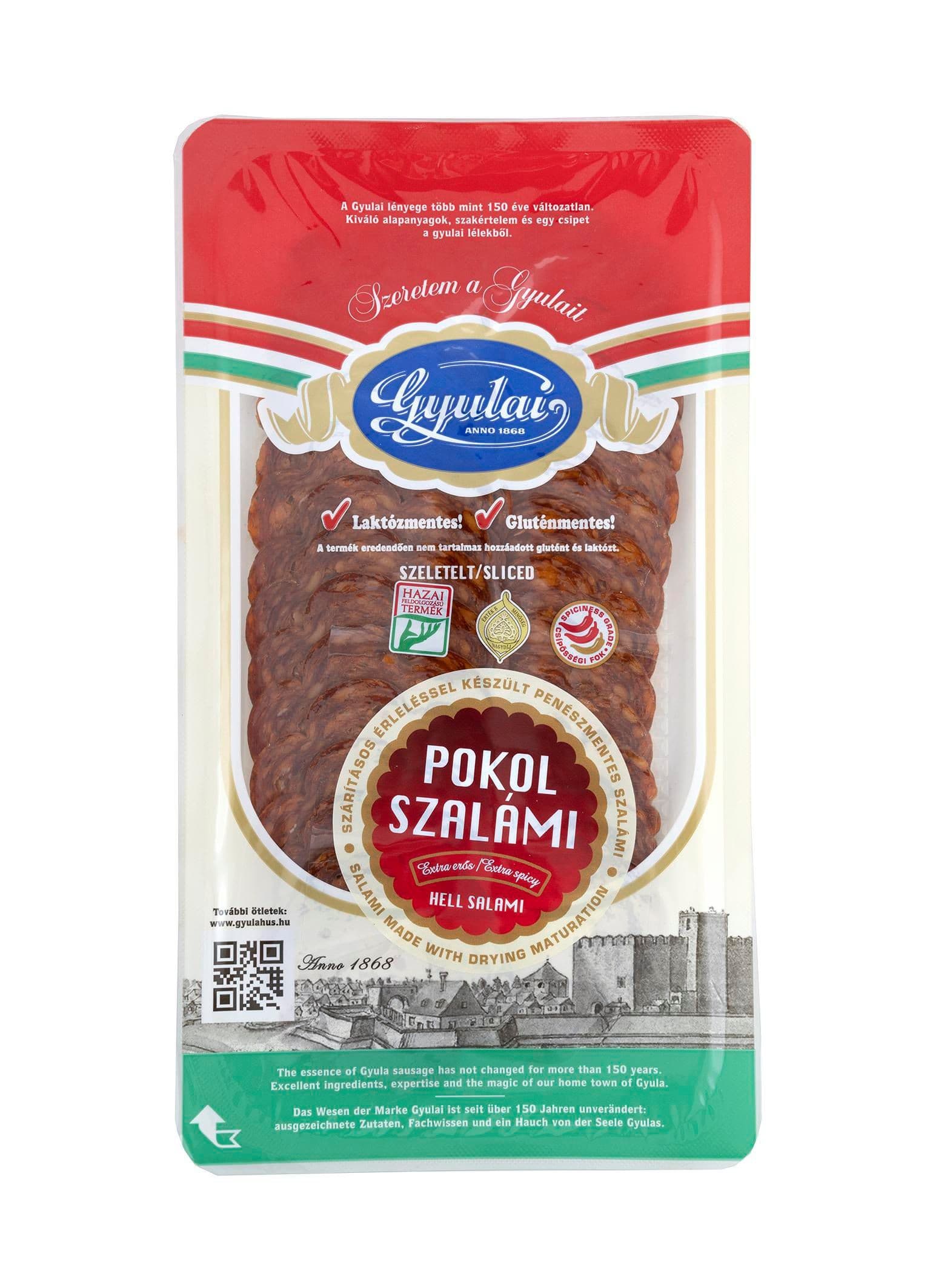 Gyulai Pekelný salám krájený 70 g