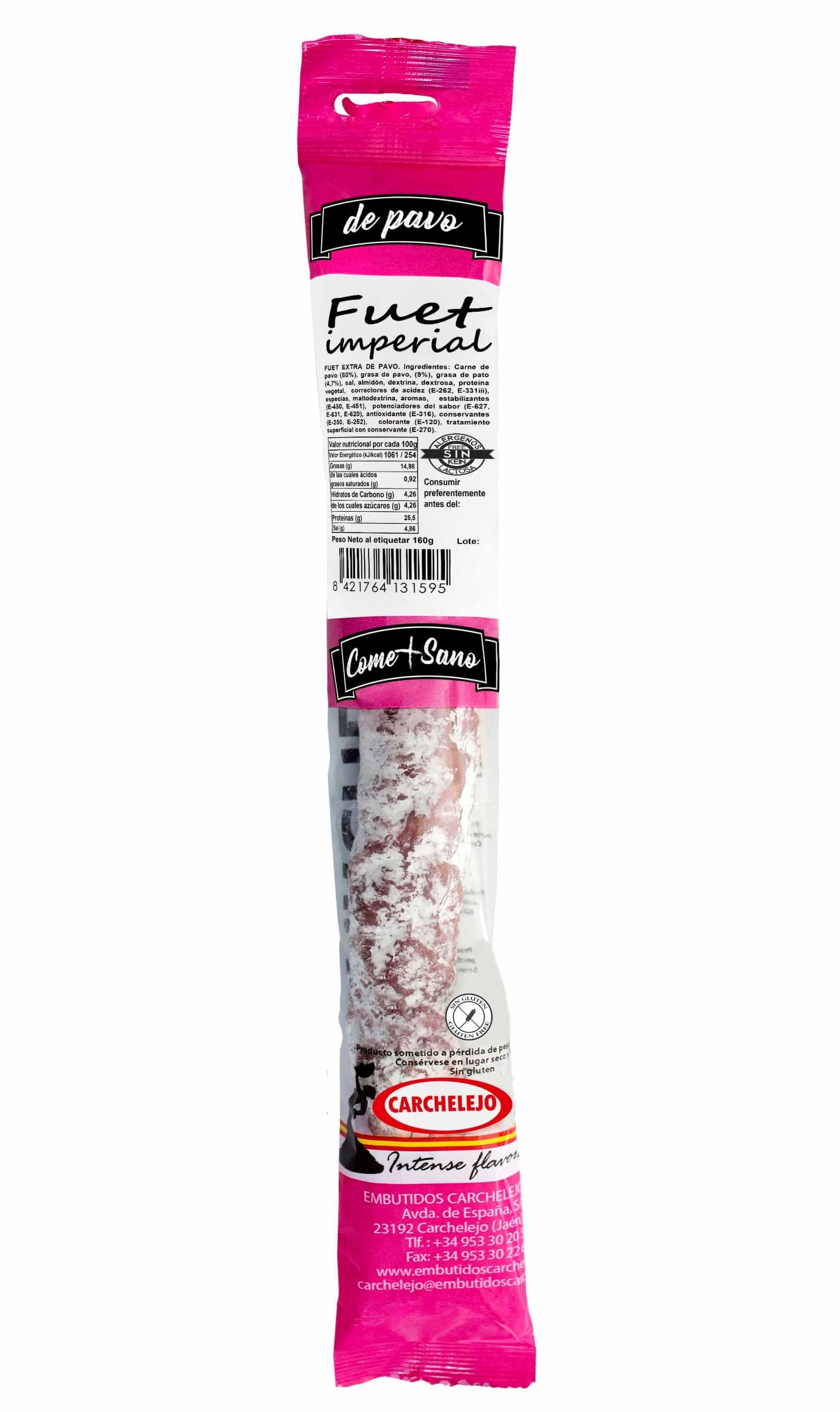 Carchelejo Fuet imperial krůtí klobása 160 g