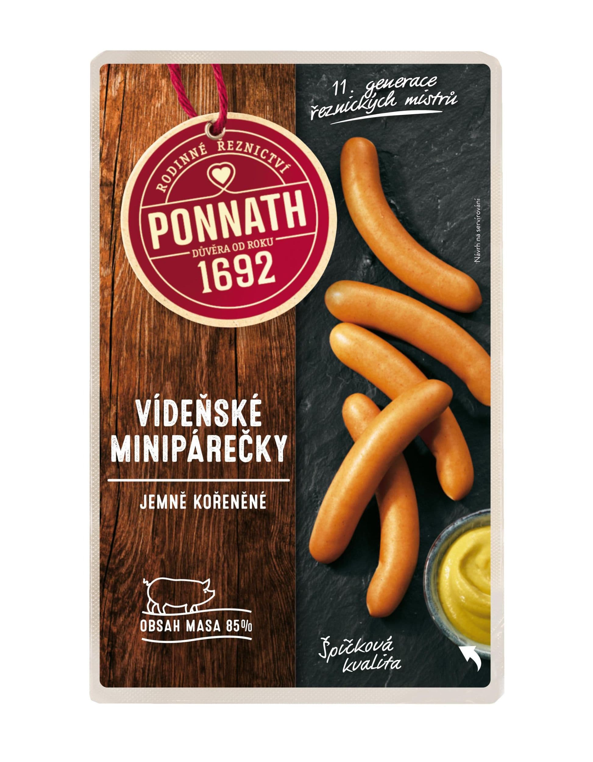 Ponnath Vídeňské minipárečky 200 g