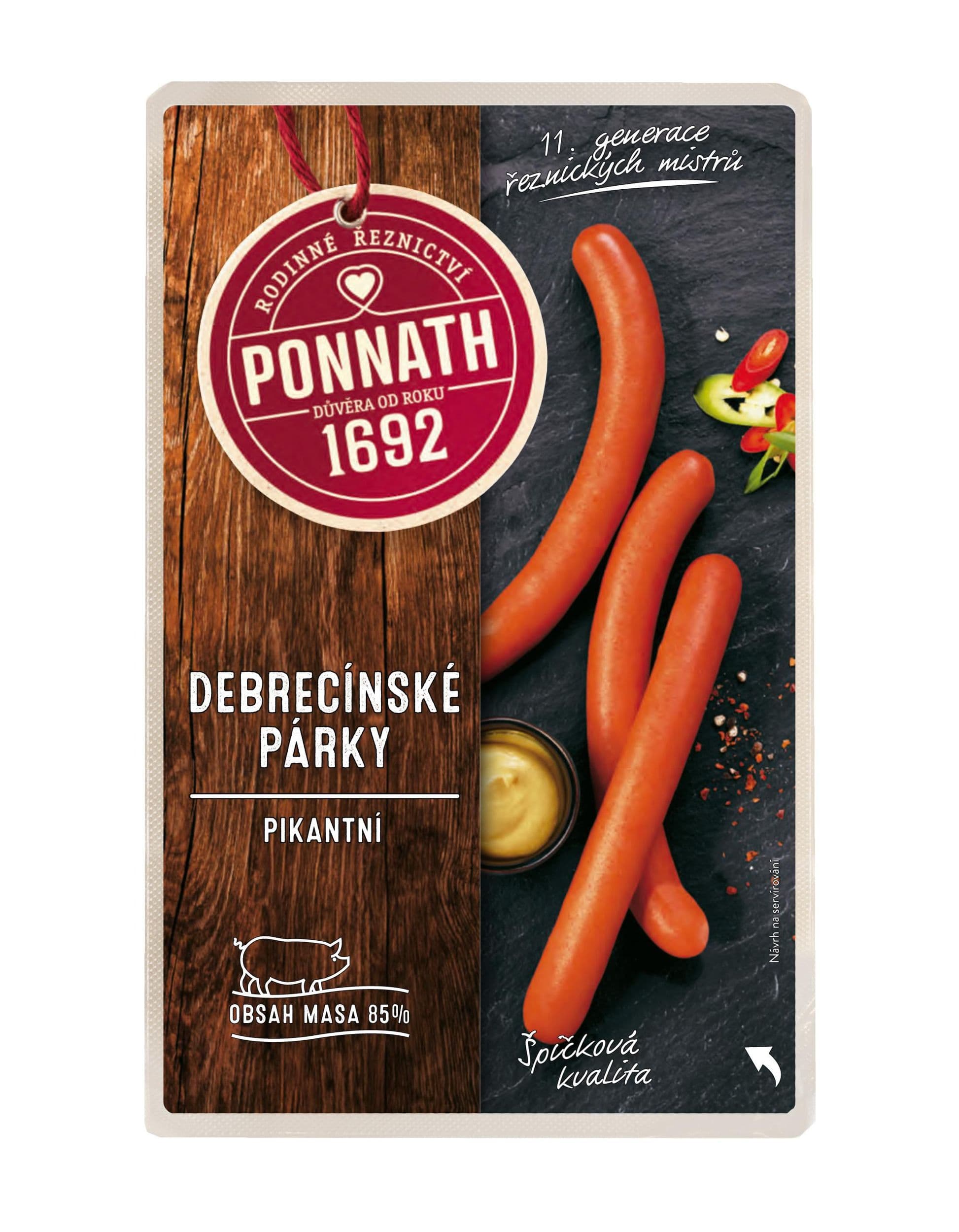 Ponnath Debrecínské párky 200 g