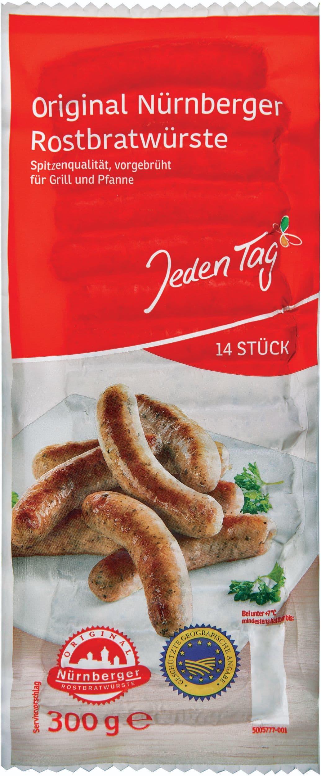 Jeden Tag Norimberské klobásy 300g