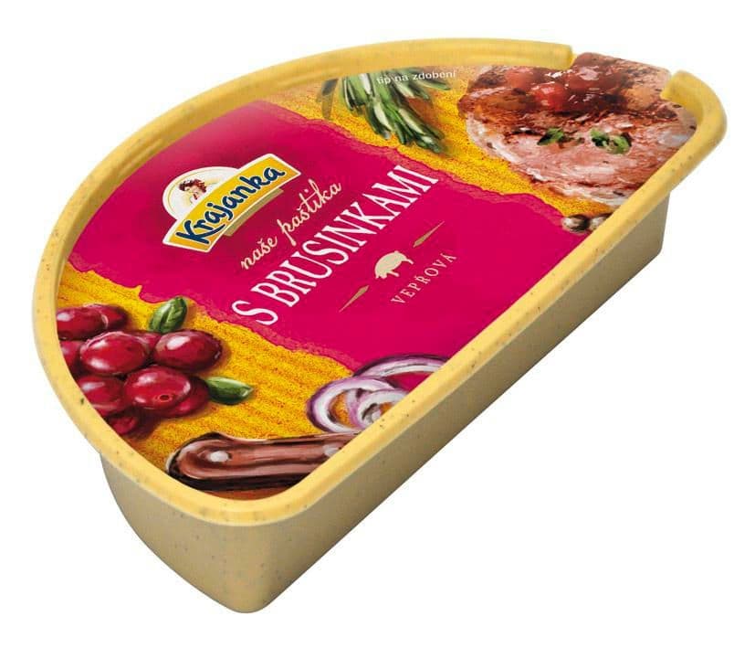 Krajanka Naše paštika s brusinkami vepřová 100 g