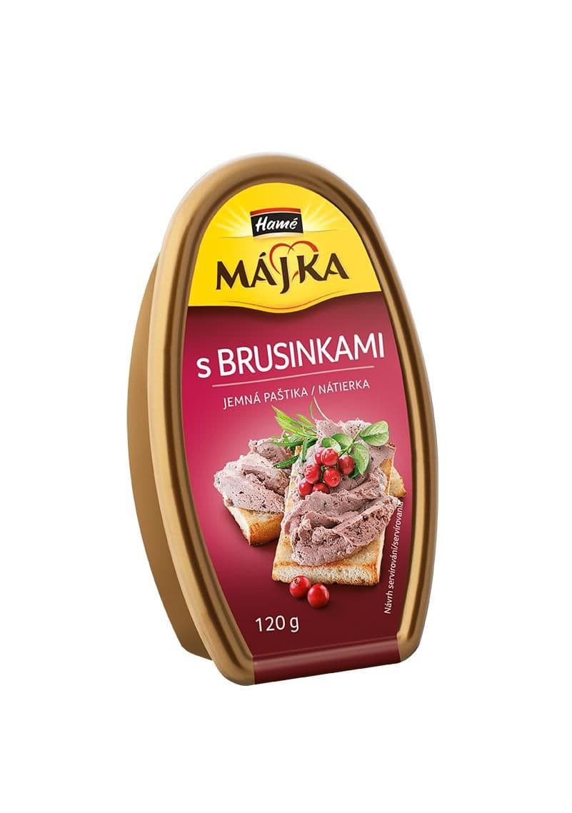 Májka s brusinkami 120g
