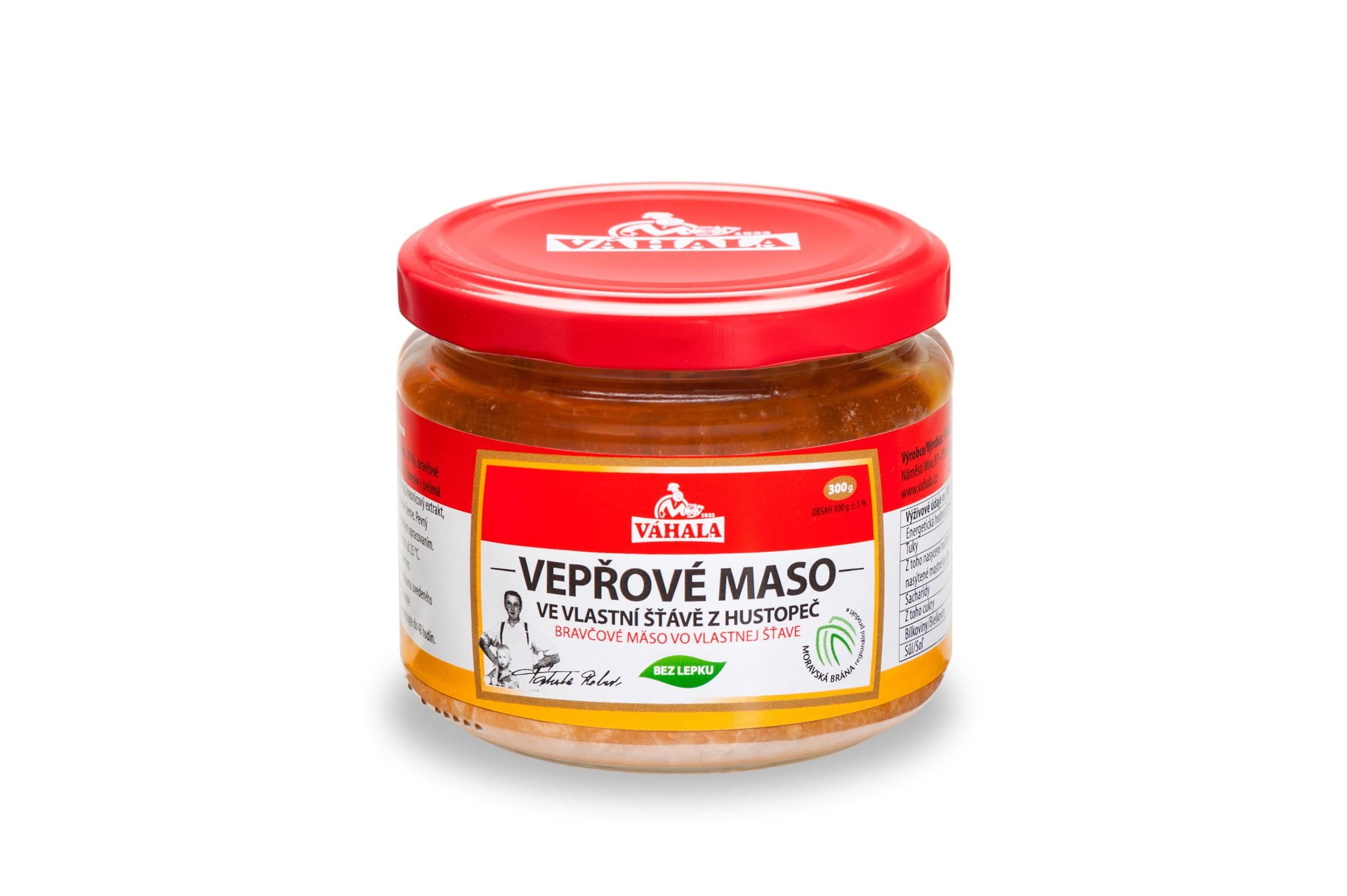 Váhala Vepřové maso ve vlastní šťávě 300g