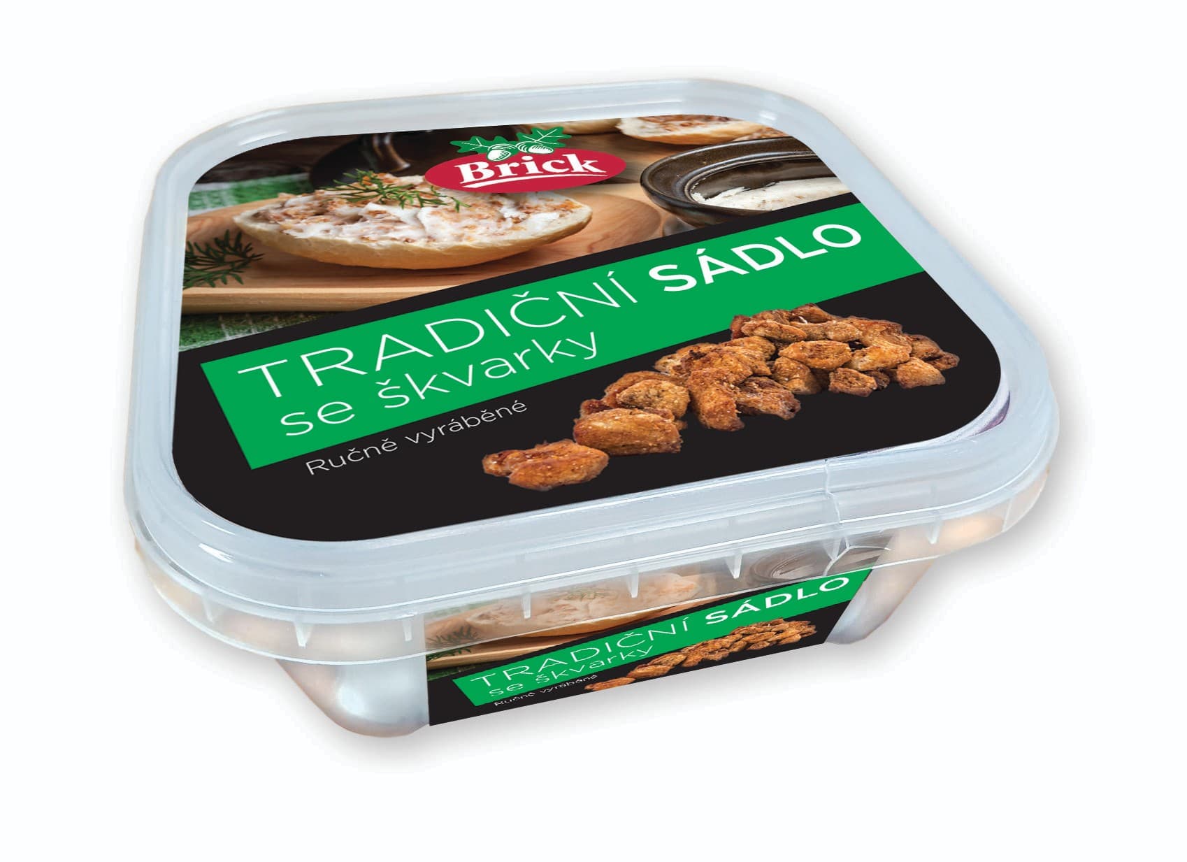 Brick Tradiční sádlo se škvarky 130g