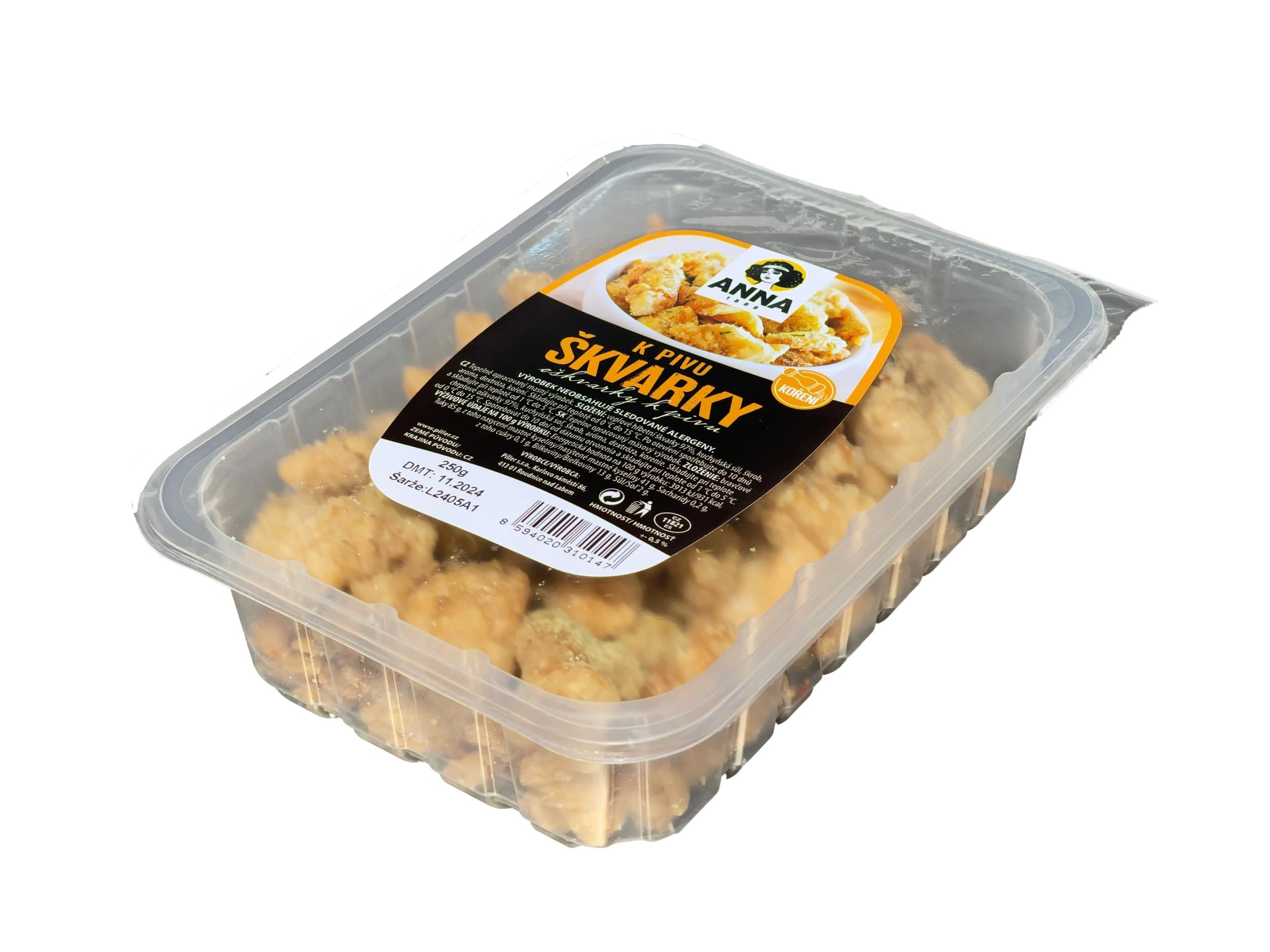 Anna Škvarky k pivu 250g
