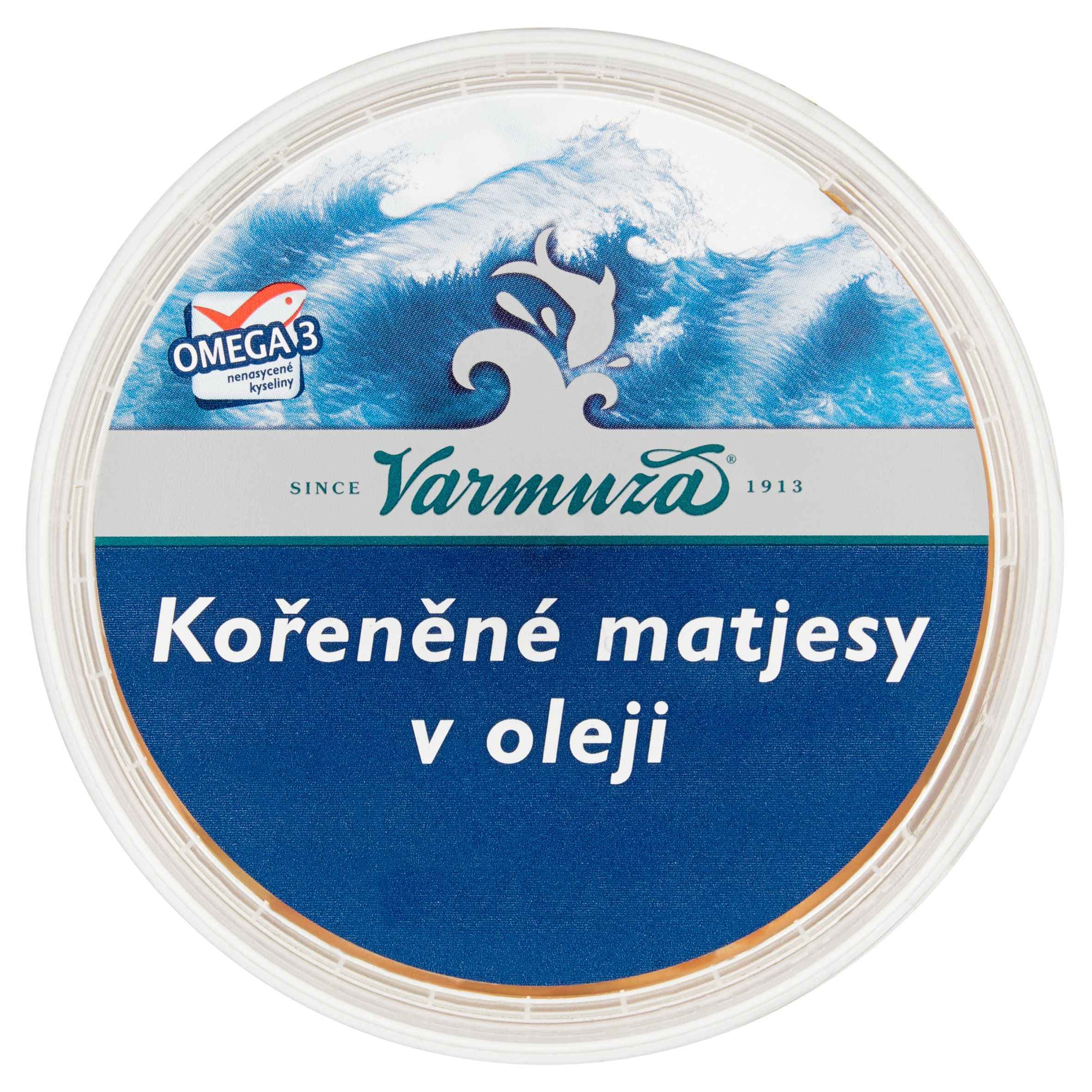 Varmuža Kořeněné matjesy v oleji 200 g