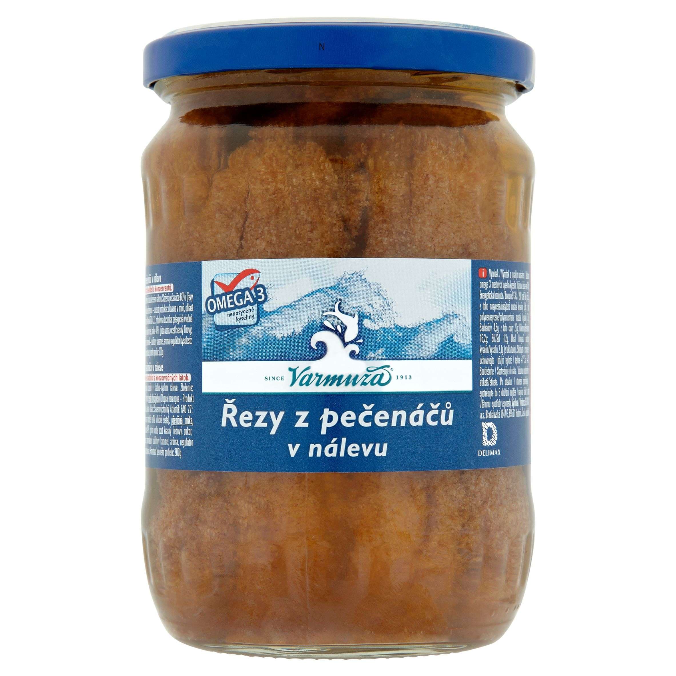 Varmuža Řezy z pečenáčů v nálevu 500 g