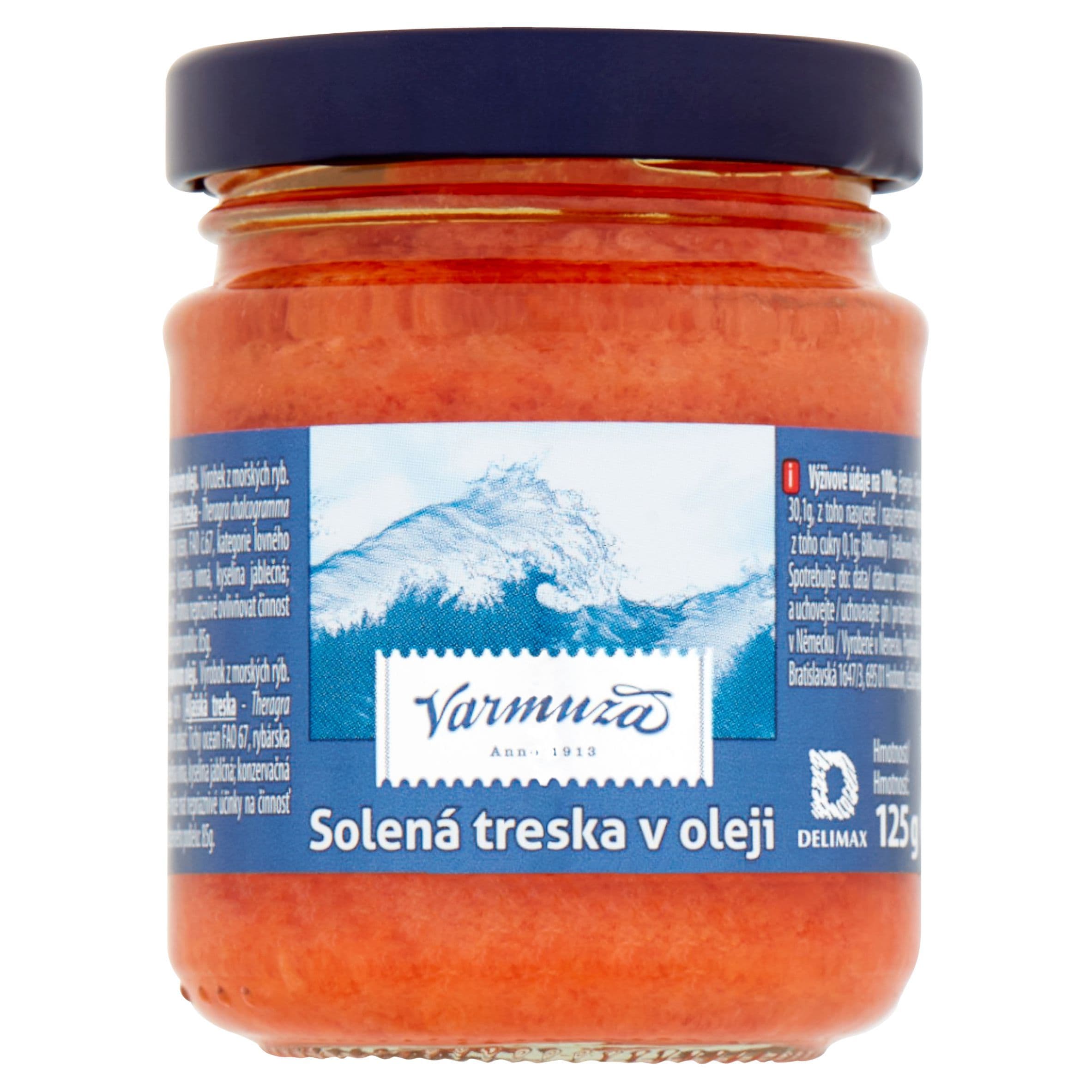 Varmuža Solená treska v oleji 125 g