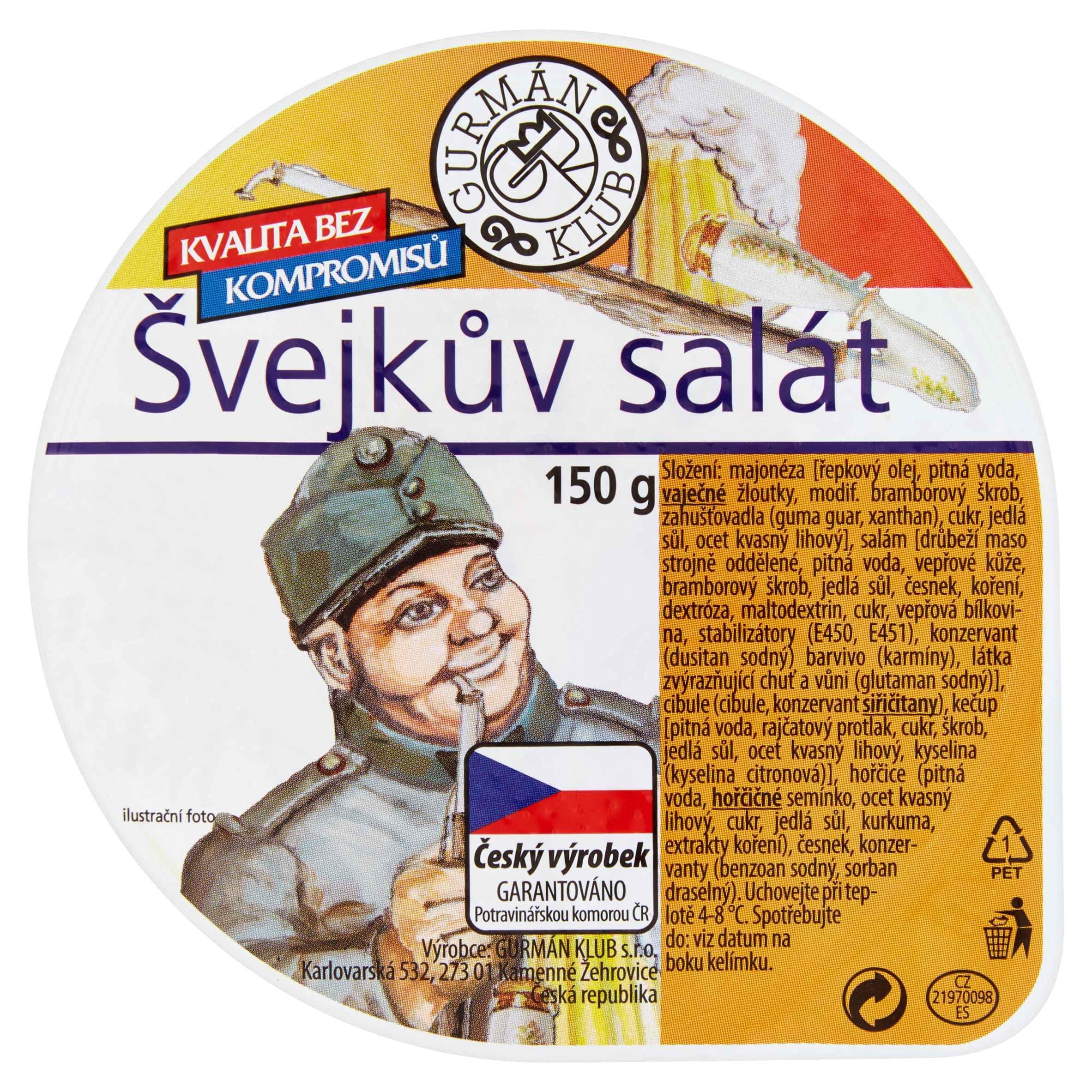 Gurmán Klub Švejkův salát 150 g
