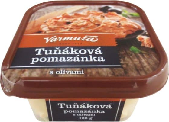 Varmuža Tuňáková pomazánka s olivami 135 g