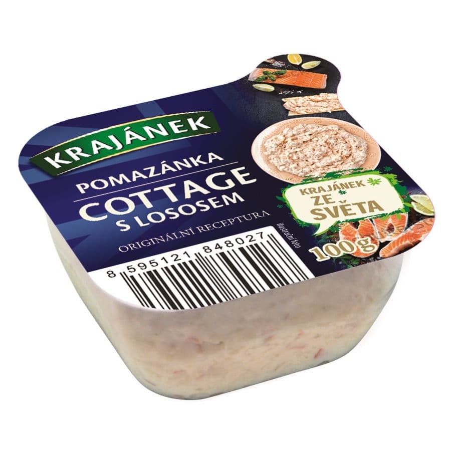 Krajánek Cottage pomazánka s lososem 100g