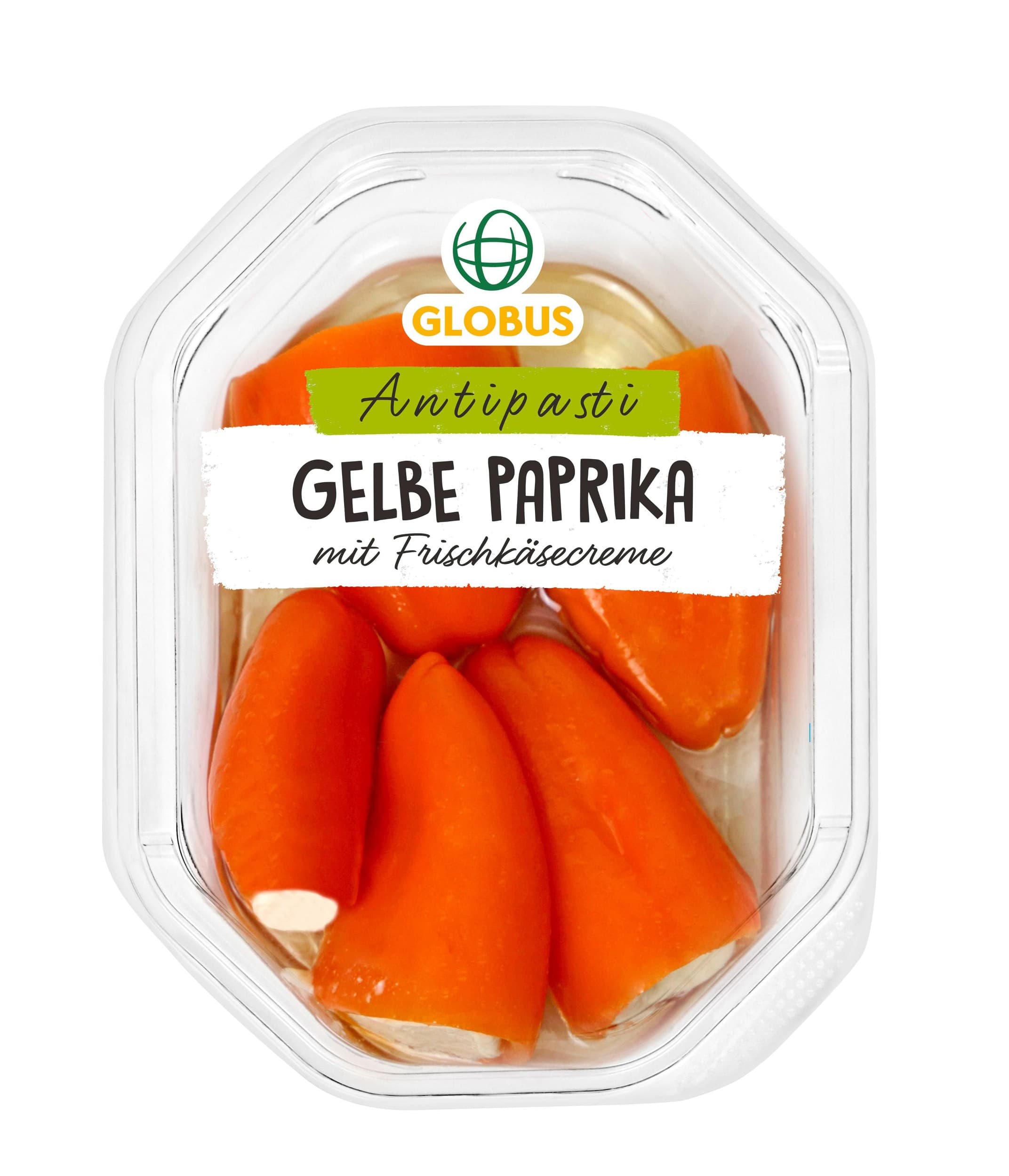 Žluté papriky s čerstvým sýrem 150 g
