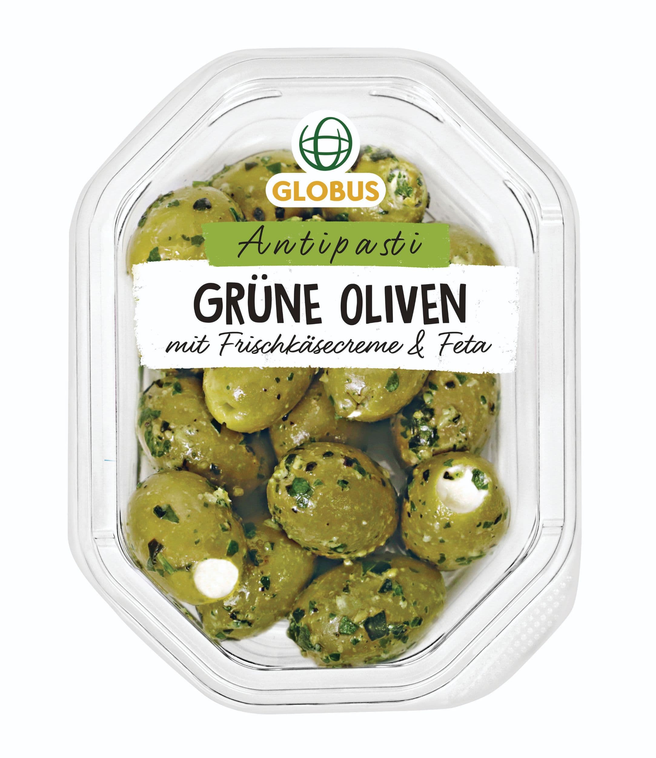 Zelené olivy plněné čerstvým sýrem a fetou 130g