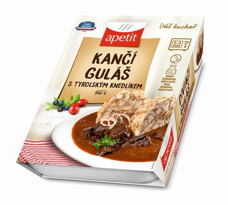 Apetit Kančí guláš, tyrolský knedlík 540g