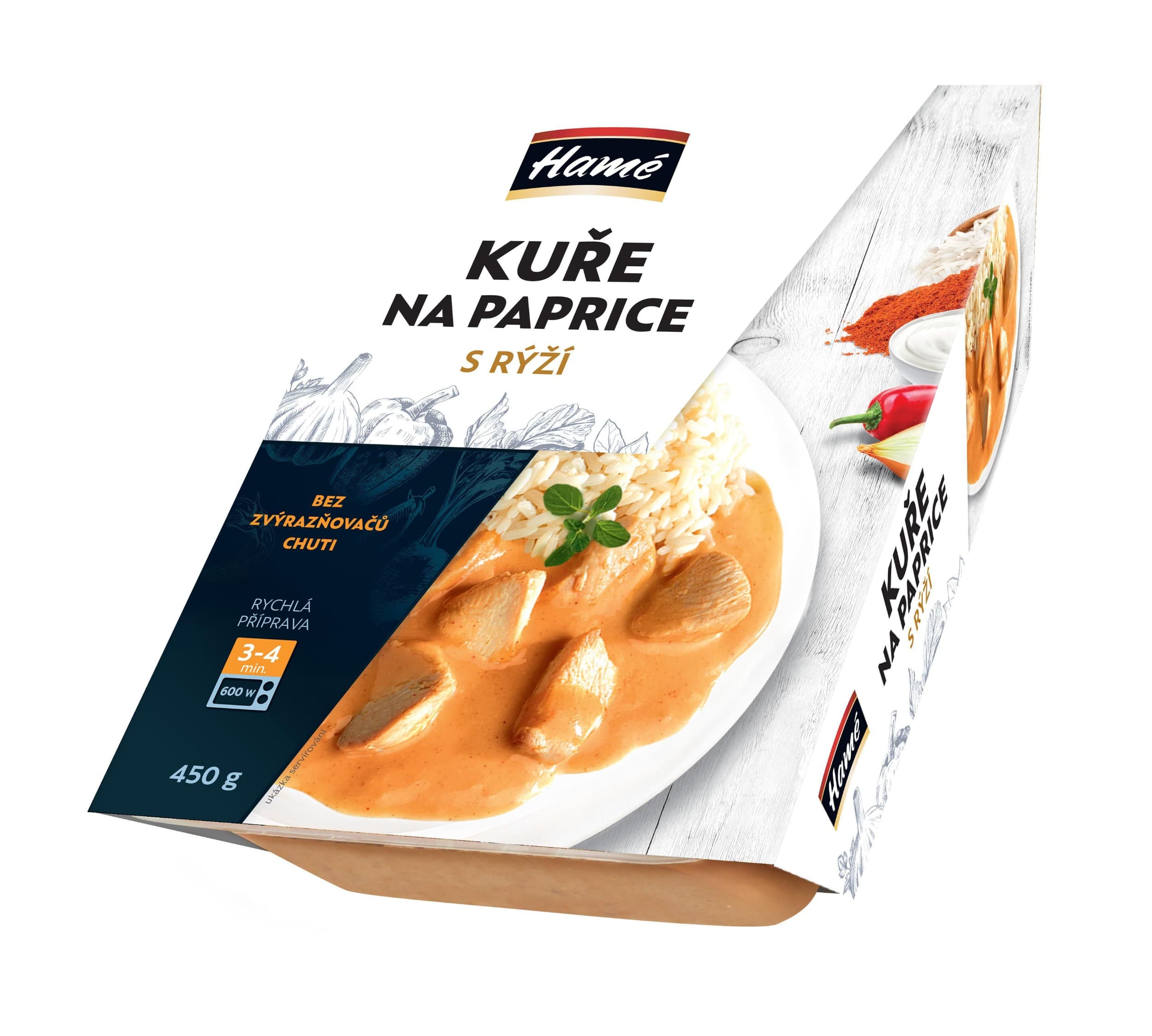 Hamé Kuře na paprice s rýží 450g