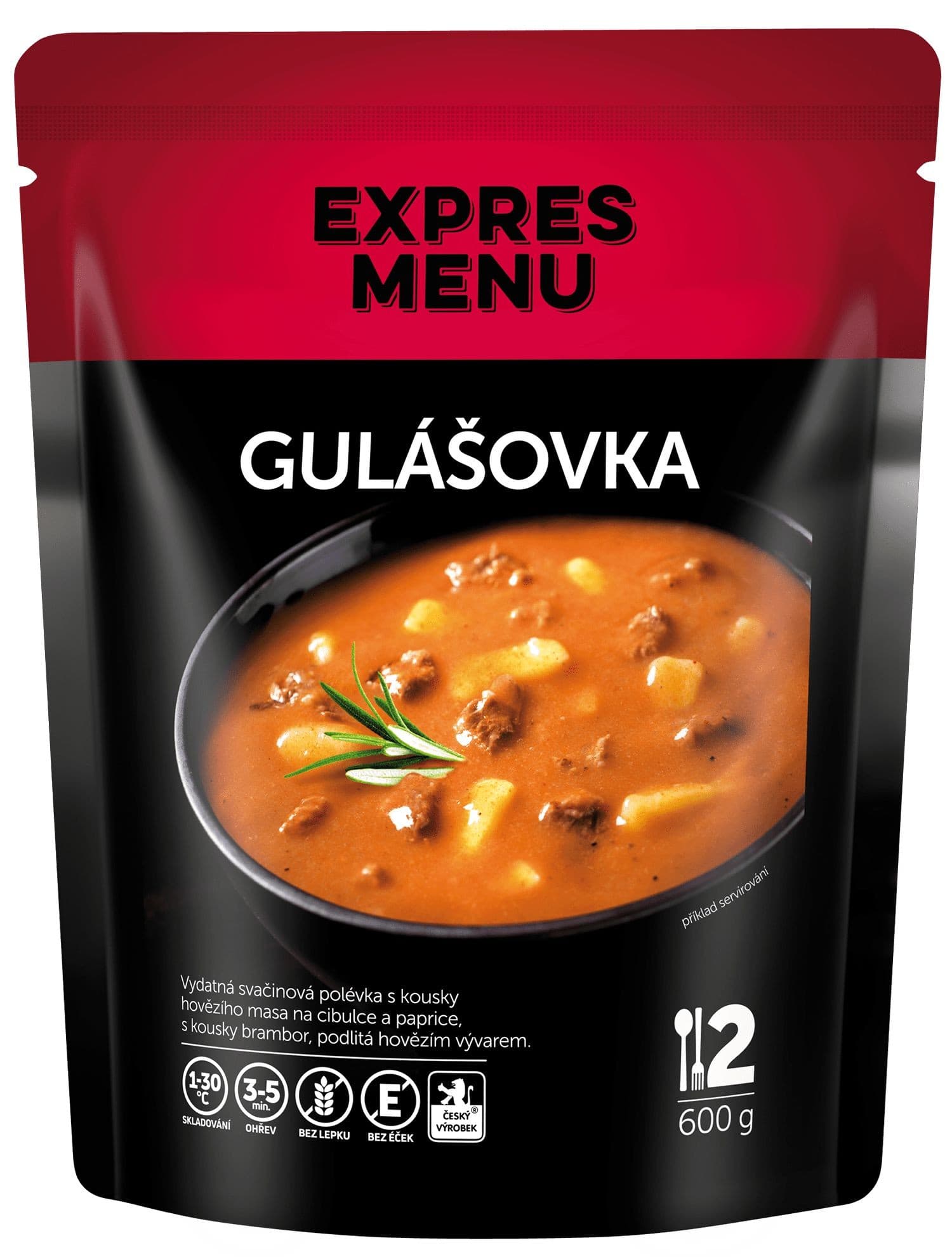 Expres menu Gulášová polévka bezlepková 600g
