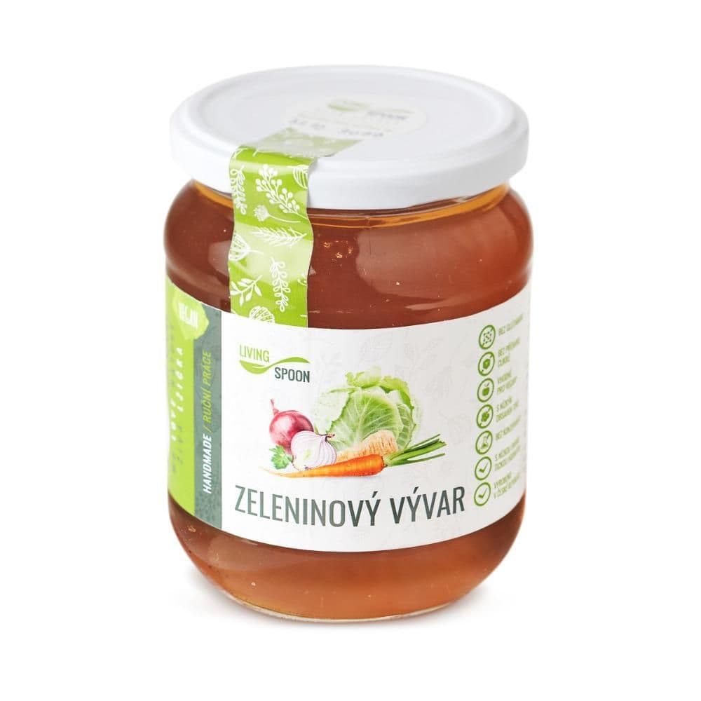 Living spoon Zeleninový vývar čirý 2 porce 560 ml