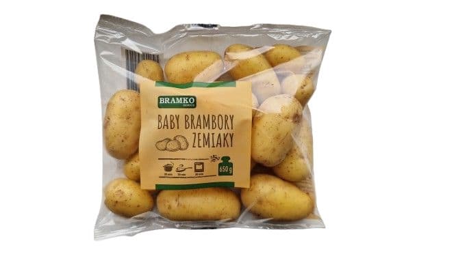 Brambory baby konzumní pozdní žluté A balené 650 g