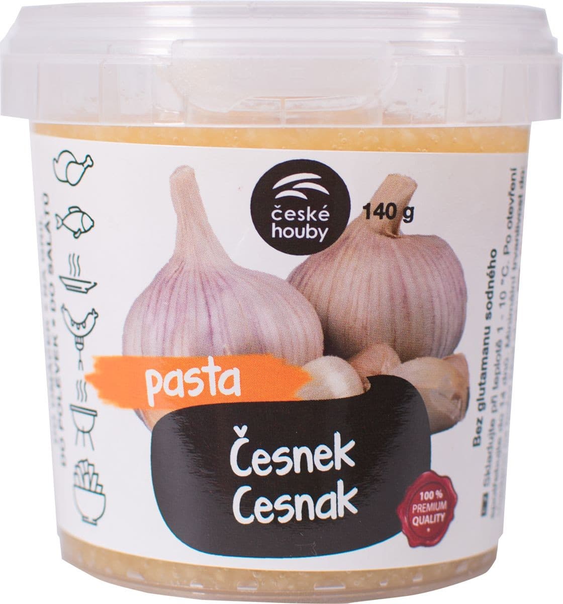 České Houby Pasta česnek 140 g