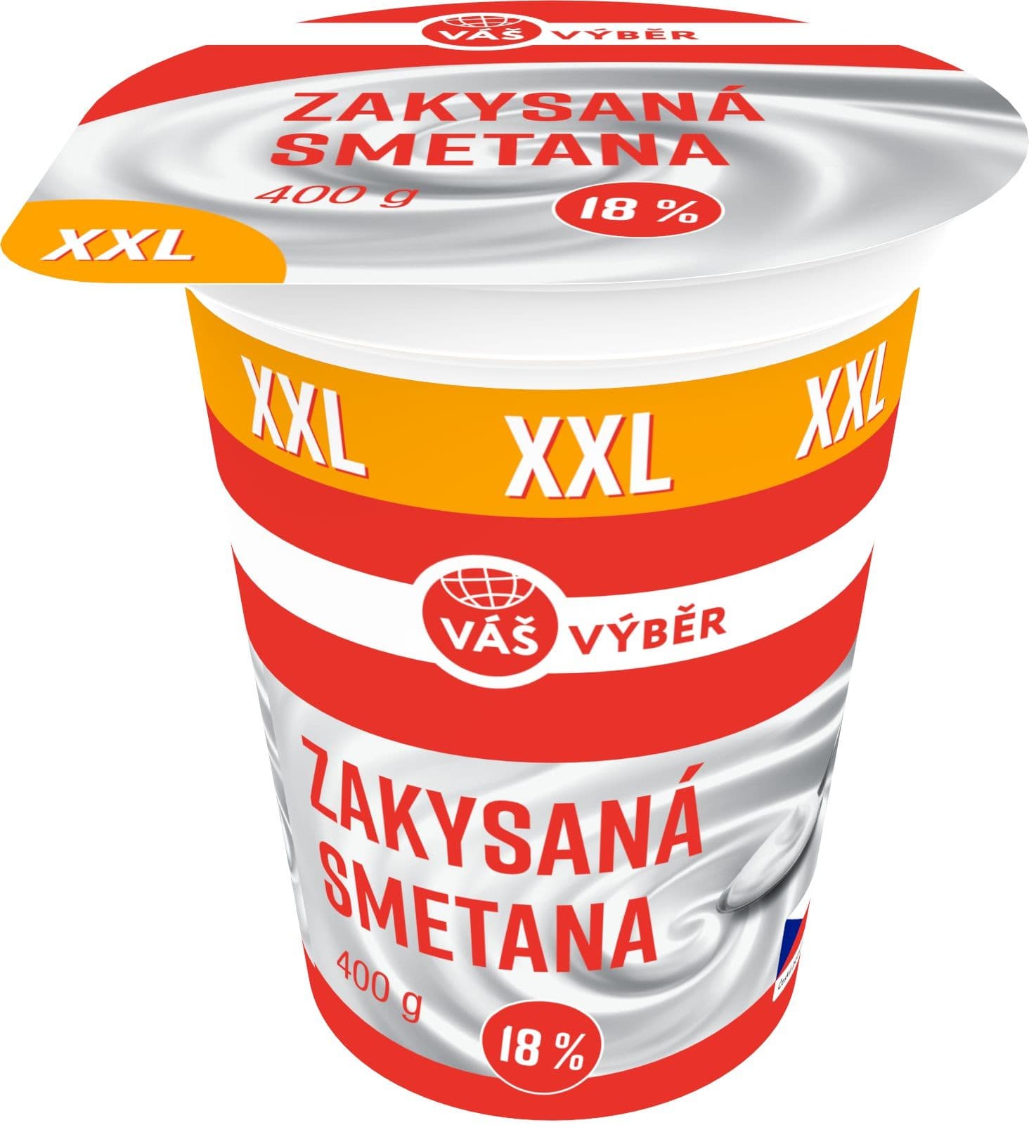 Váš Výběr Zakysaná smetana 18%  400g