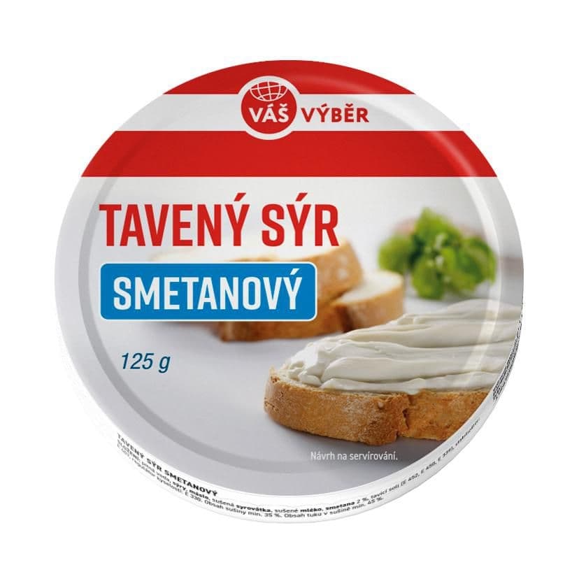 Váš Výběr Tavený sýr smetanový 125 g