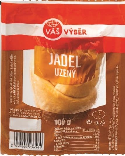 Váš Výběr Jadel uzený 100g
