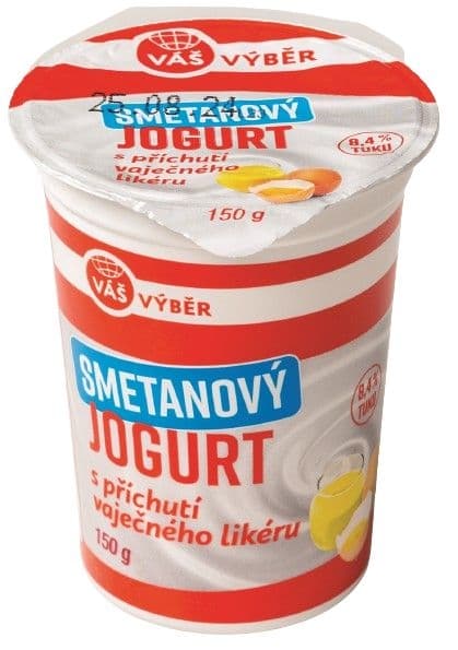 Váš Výběr Smetanový jogurt vaječný likér 8,4% 150 g