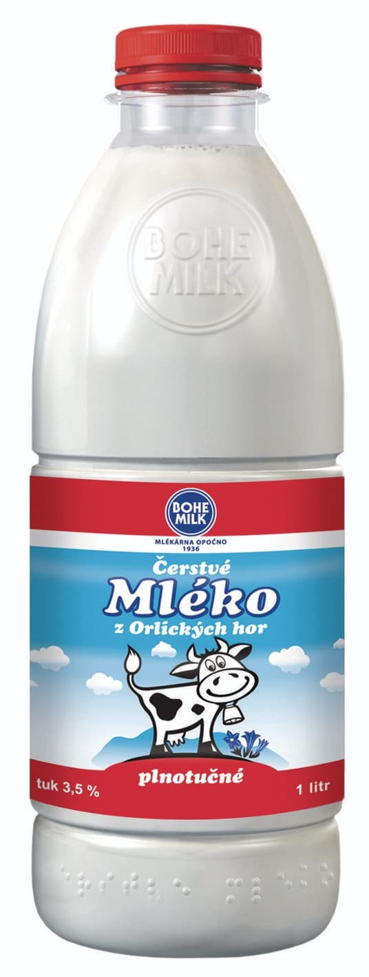 Bohemilk Čerstvé mléko 3,5% 1 l