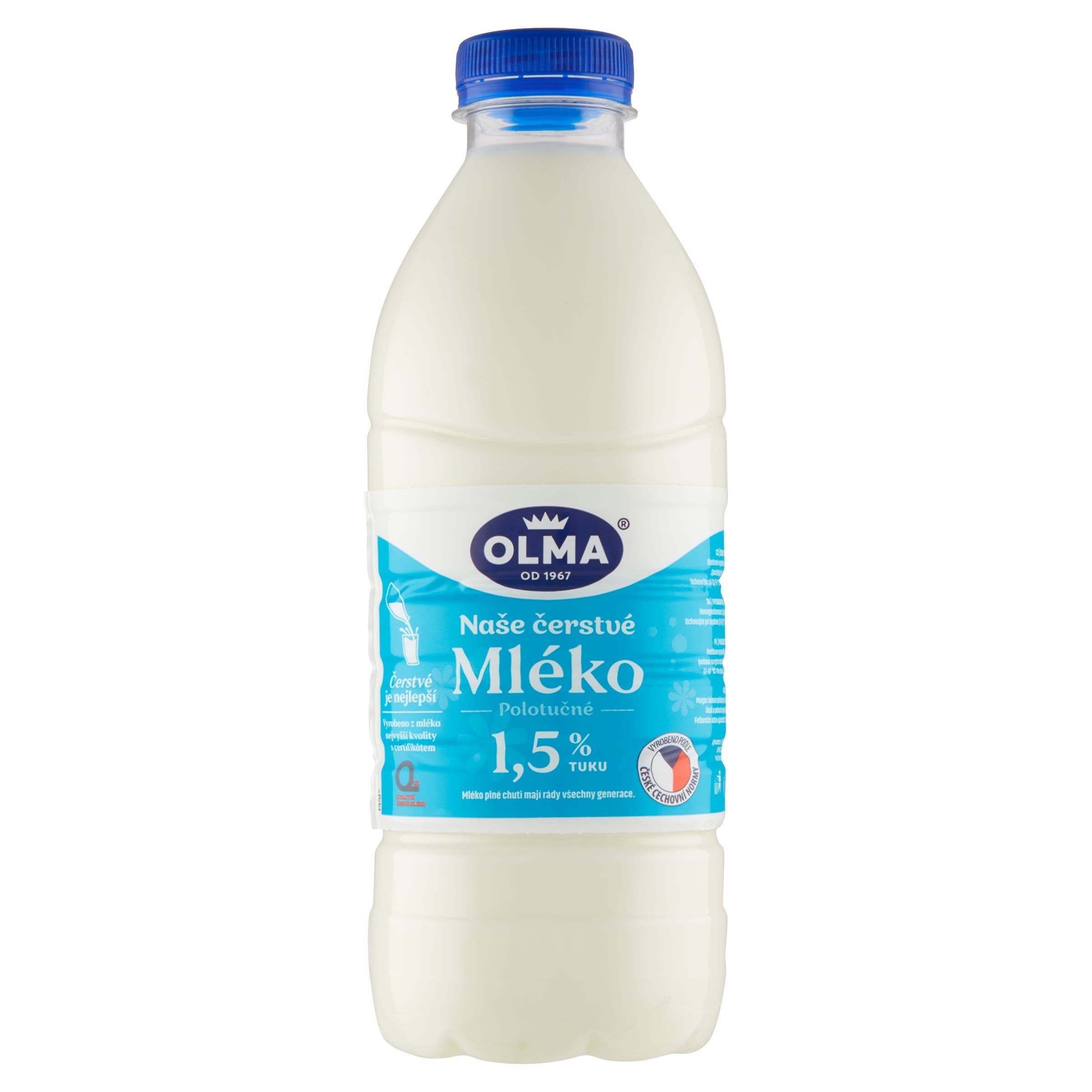 Olma Dobré Mléko Čerstvé polotučné 1,5% 1 l