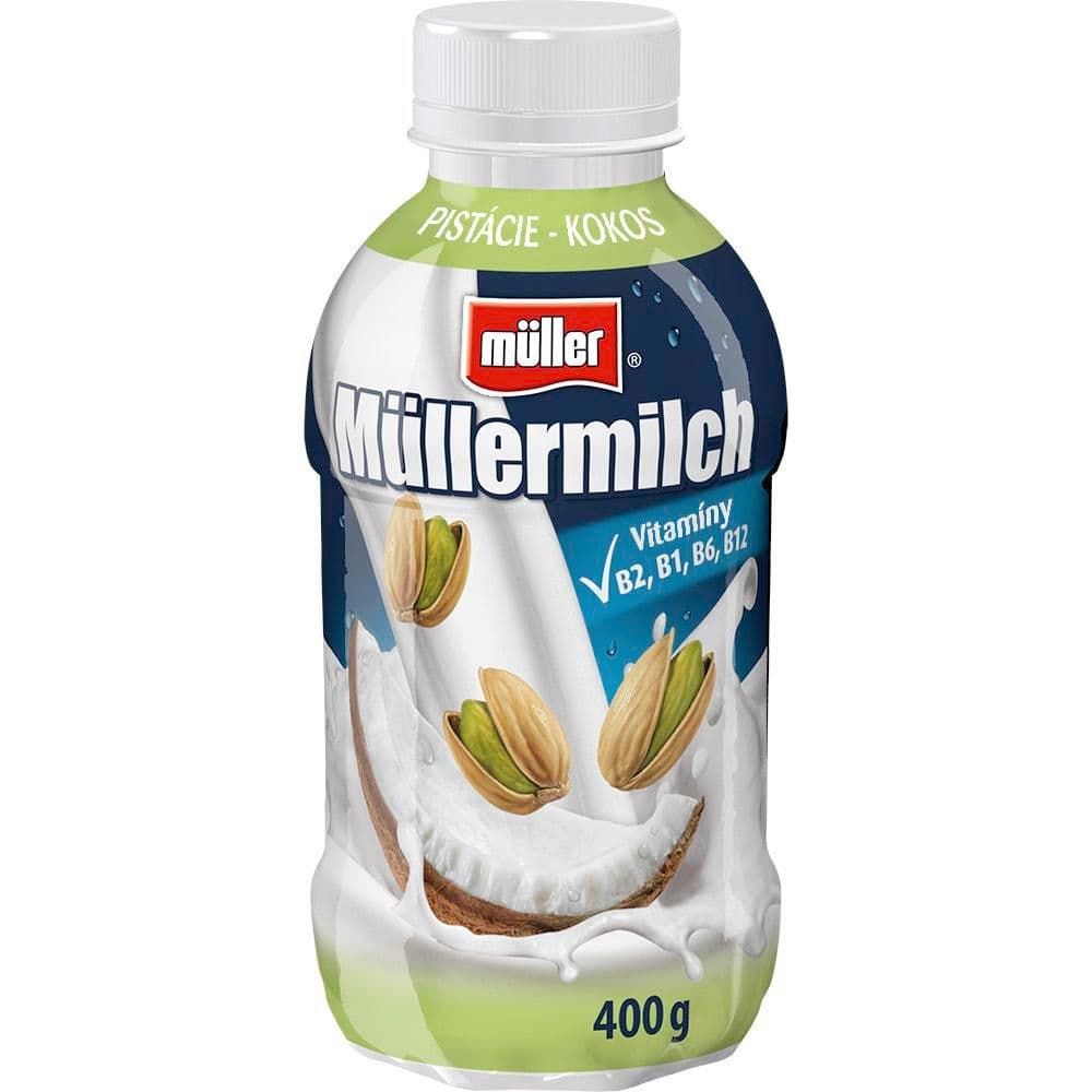 Müller Müllermilch S pistáciovo-kokosovou příchutí 400 g