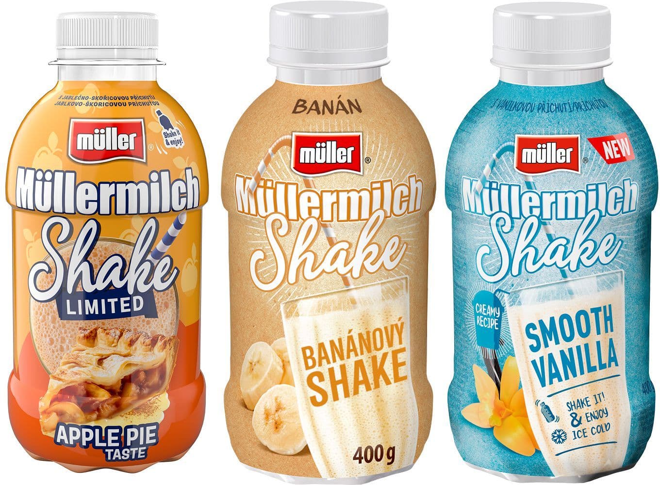 Müller Müllermilch Shake různé příchutě 400g