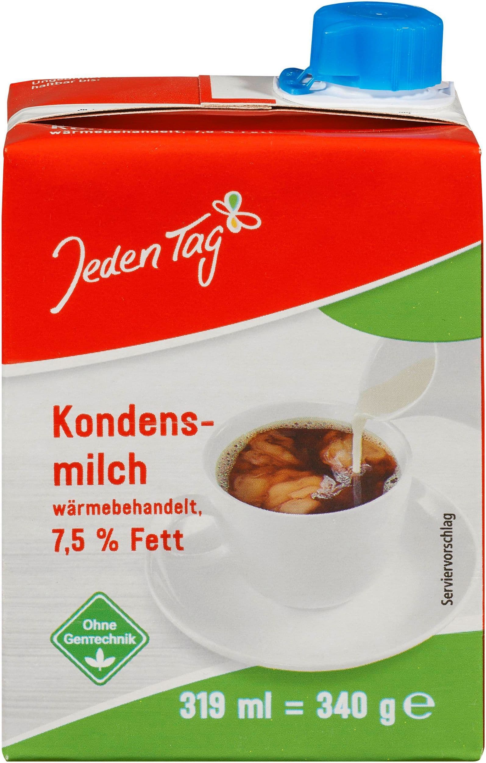 Jeden Tag Kondenzované mléko 7,5% 340g
