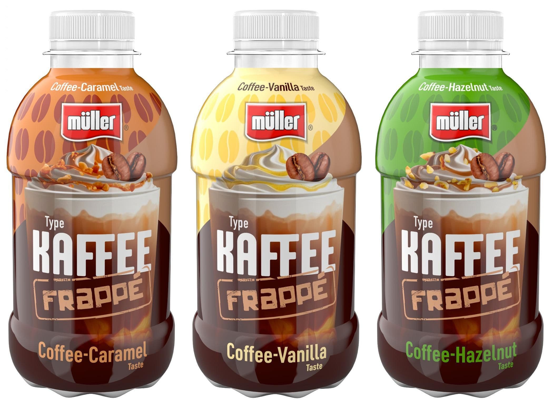 Müller Kaffee Frappe více příchutí 400g