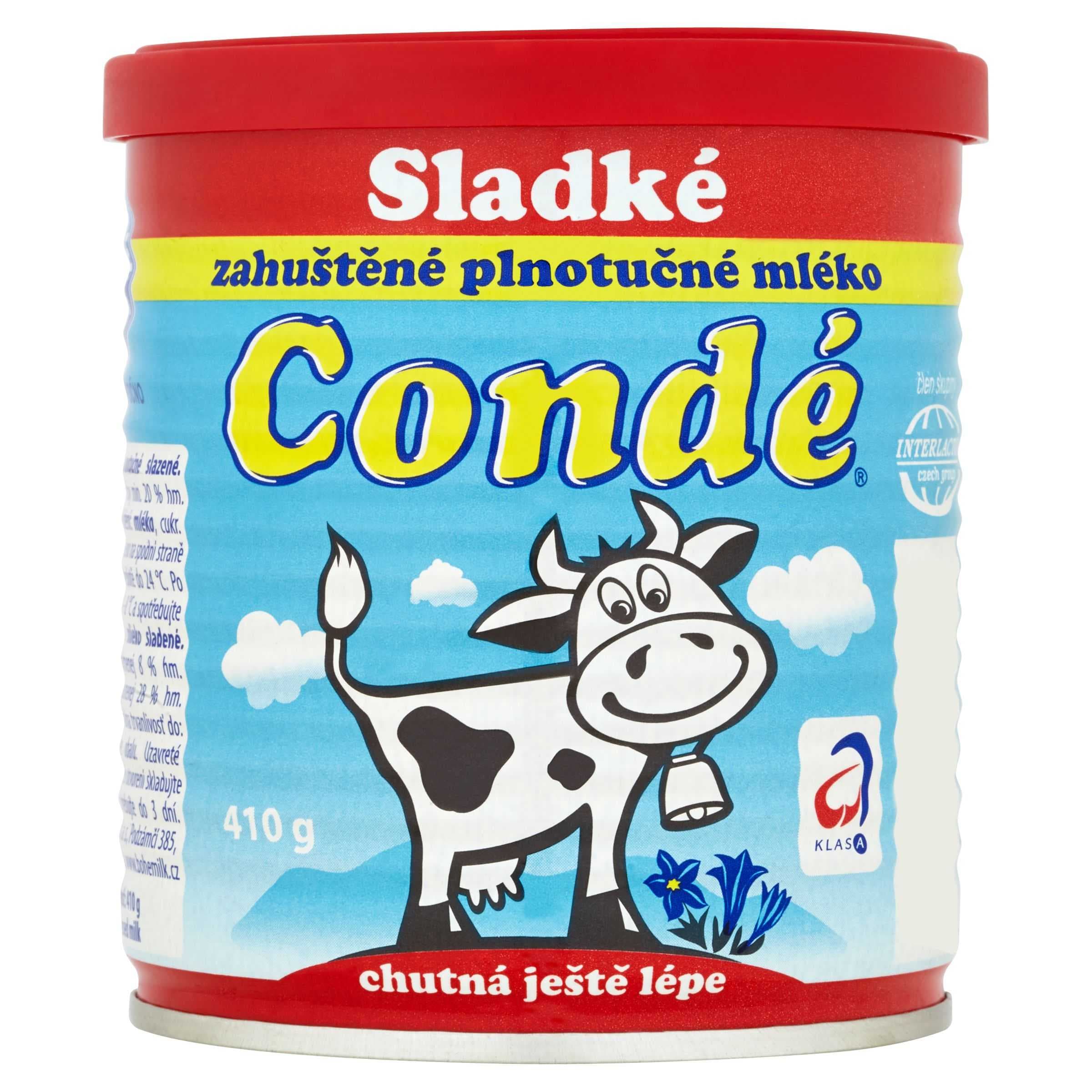 Bohemilk Conde sladké zahuštěné plnotučné mléko 8% 400 g