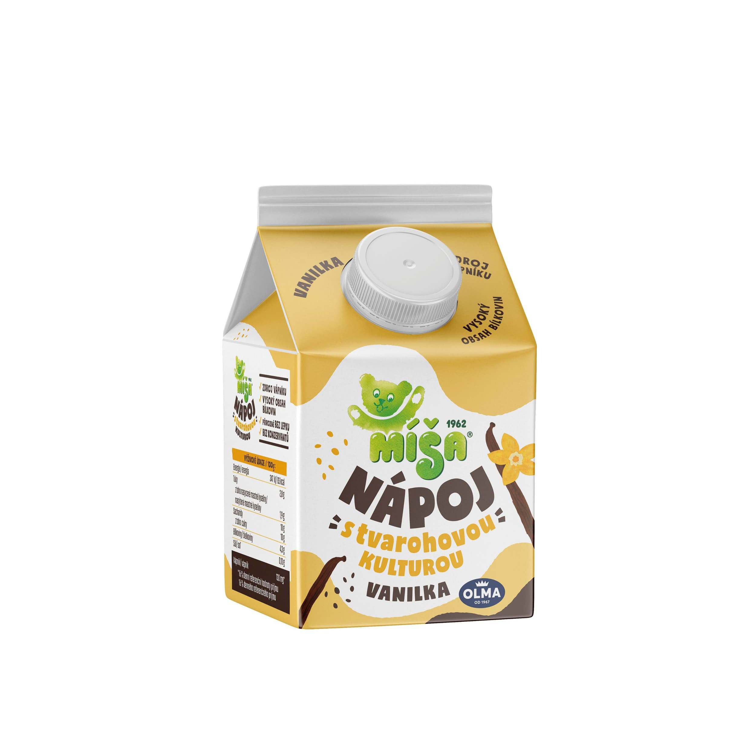 Olma Míša nápoj vanilkový 250g