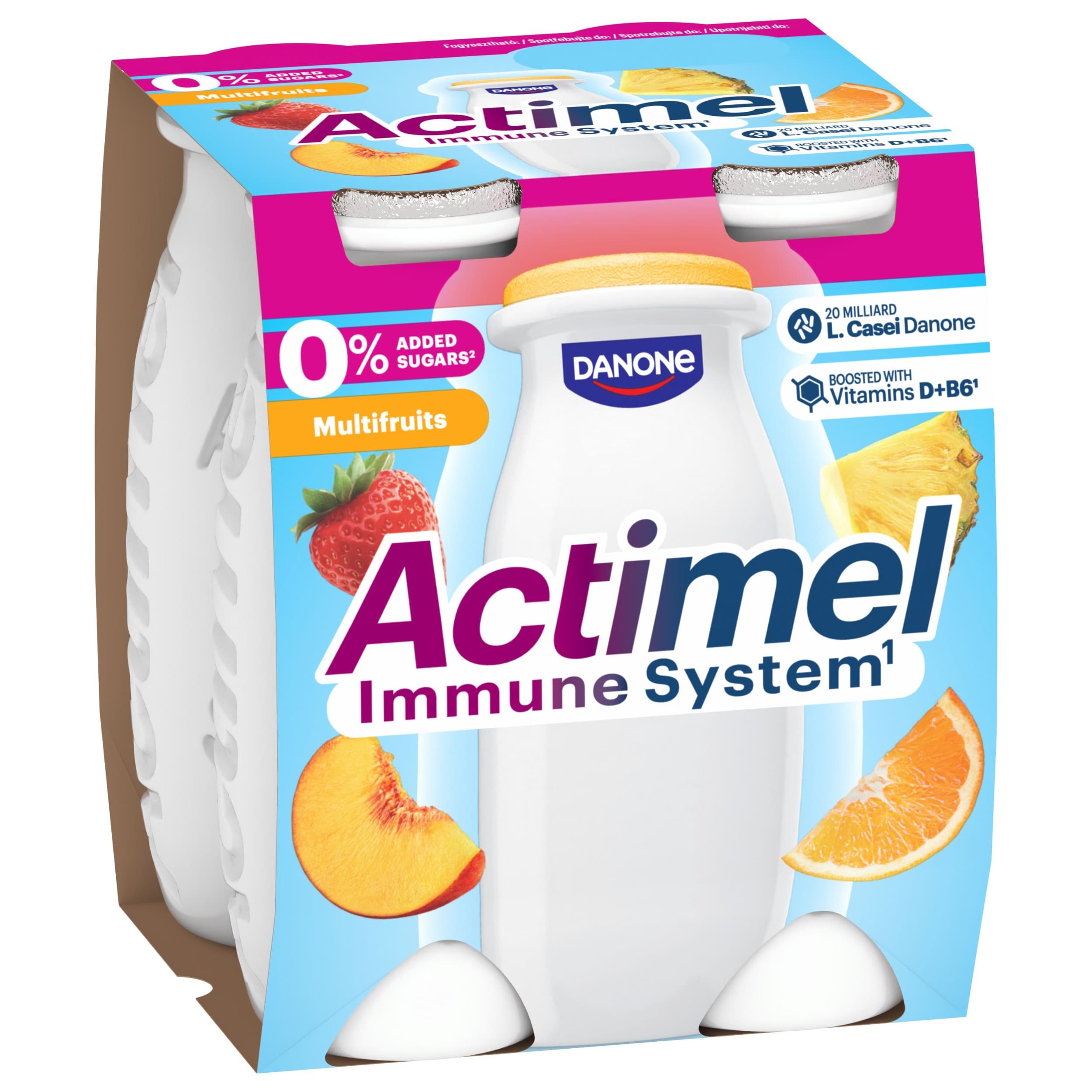 Actimel Fruit Sensation bez přidaného cukru 4x100g