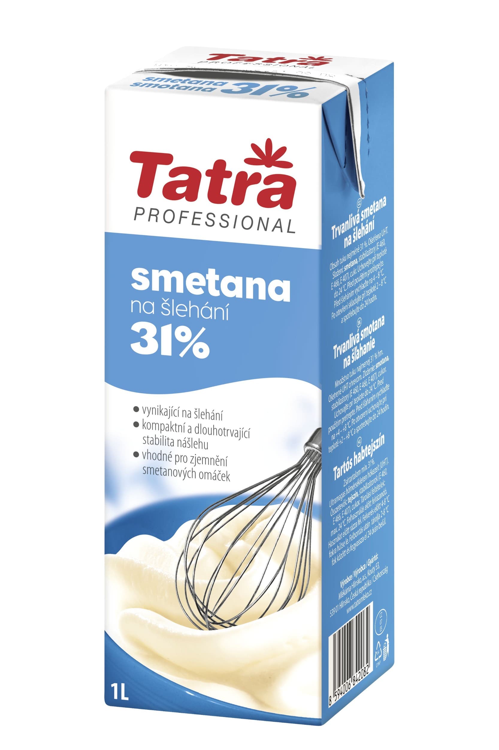 Tatra Professional smetana na šlehání 31% 1 l