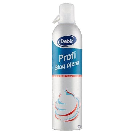 Debic šlehačka mléčná s cukrem spray 700 ml