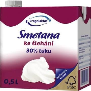 Trvanlivá smetana 30% 0,5 l