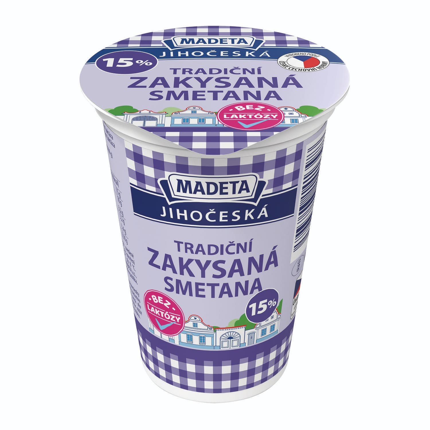 Madeta Jihočeská smetana bez laktóty 15% 180g