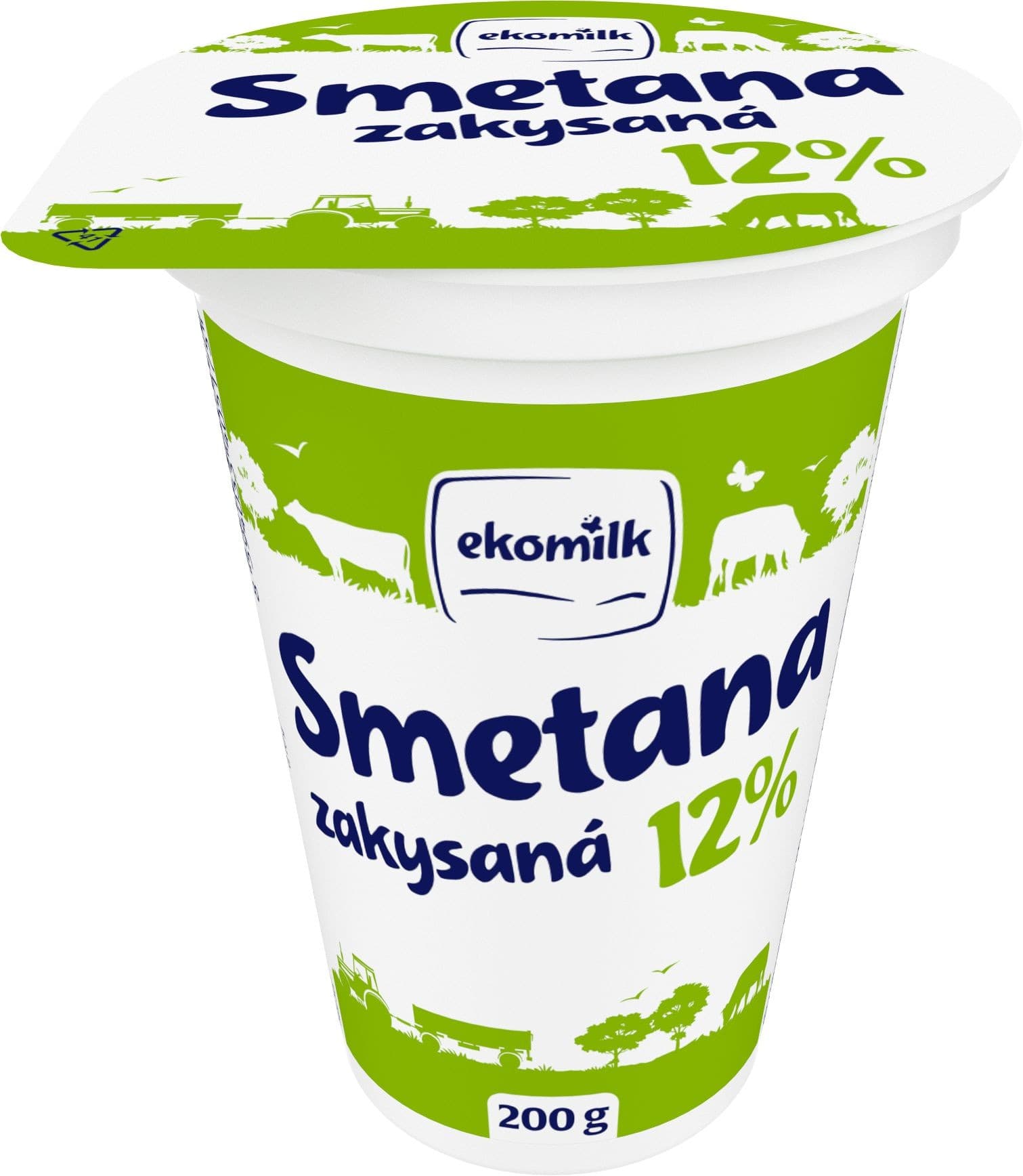 Ekomilk Zakysaná smetana 12% 200 g