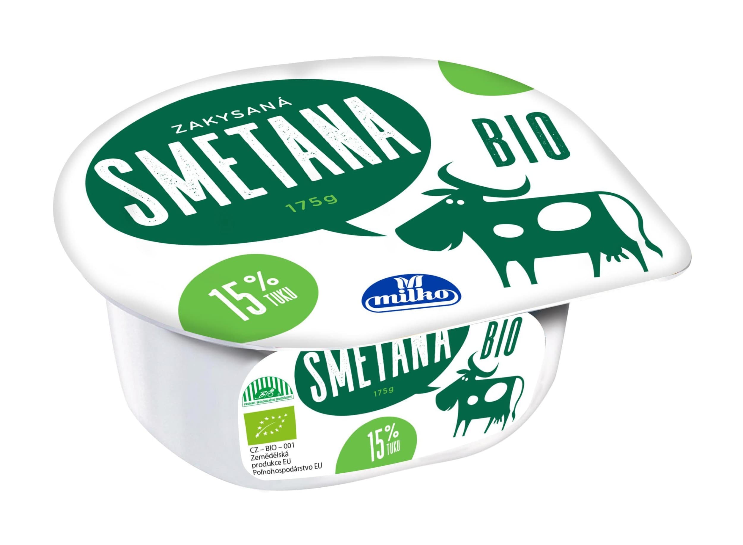 Milko BIO zakysaná smetana 175 g