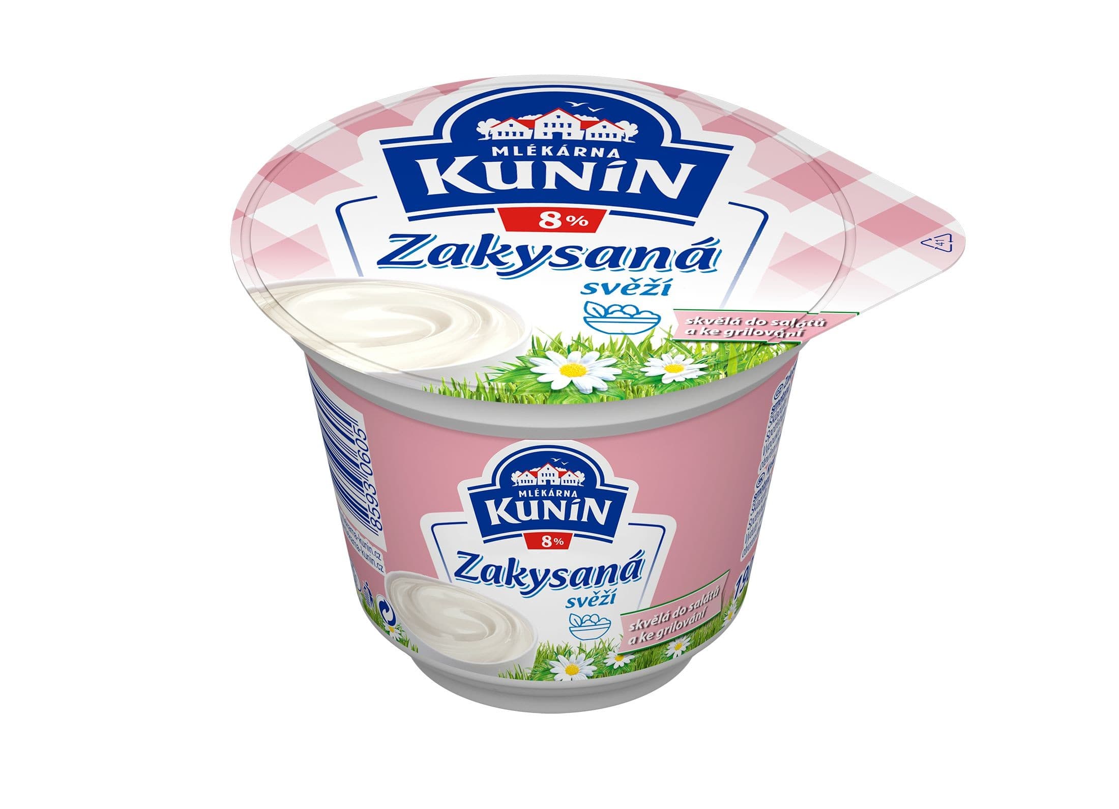 Kunín Zakysaná svěží 8% 190 g