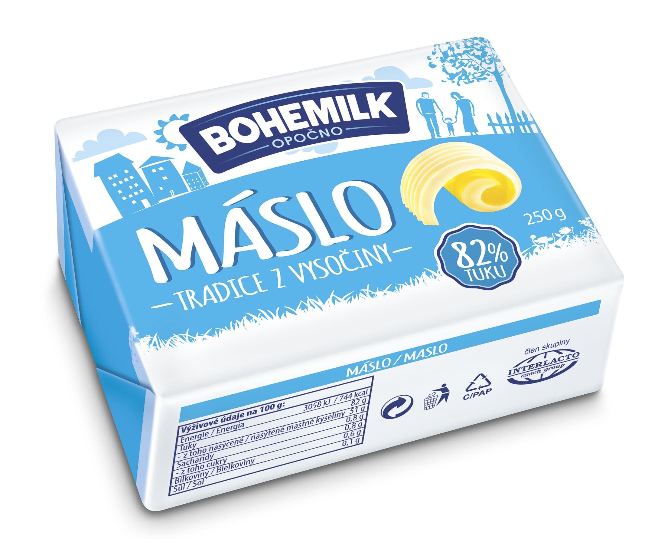 Bohemilk máslo 250g