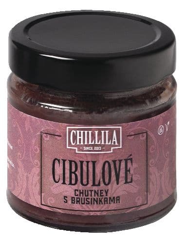 Chillila Cibulové chutney s brusinkama 190g