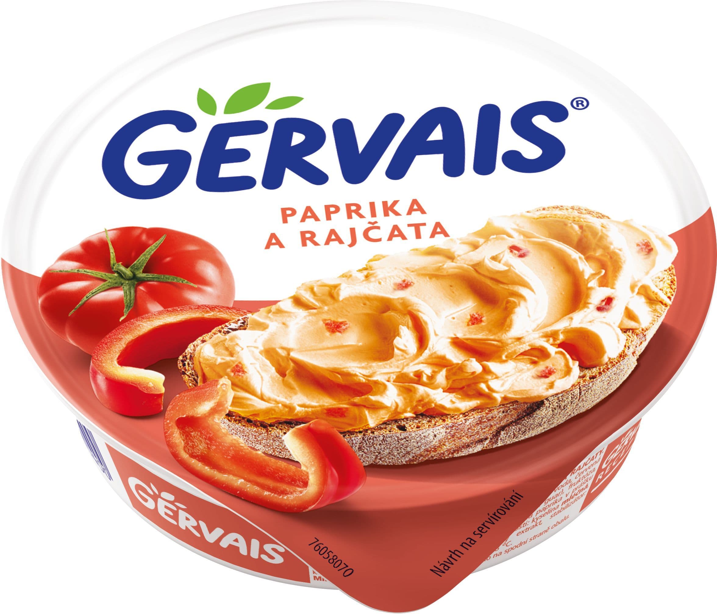 Gervais Original Krémový tvarohový sýr s paprikou a rajčaty 80 g