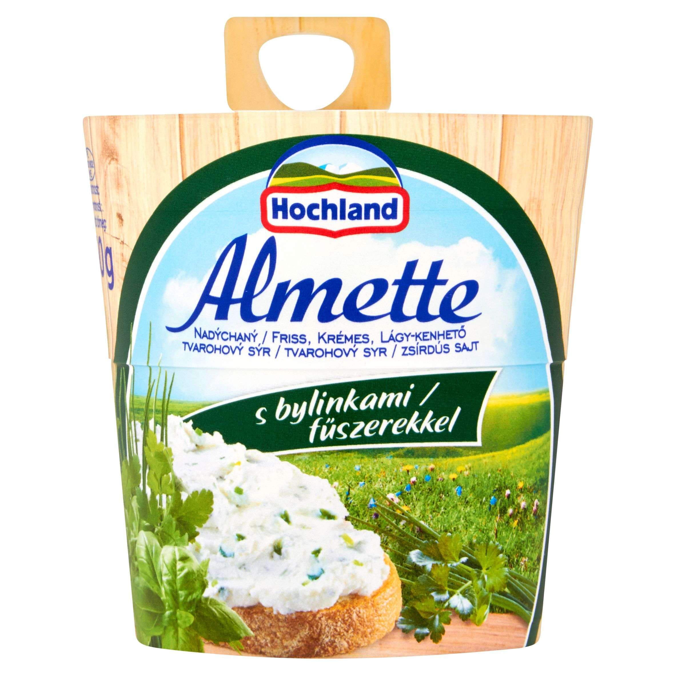 Hochland Almette Nadýchaný tvarohový sýr s bylinkami 150 g
